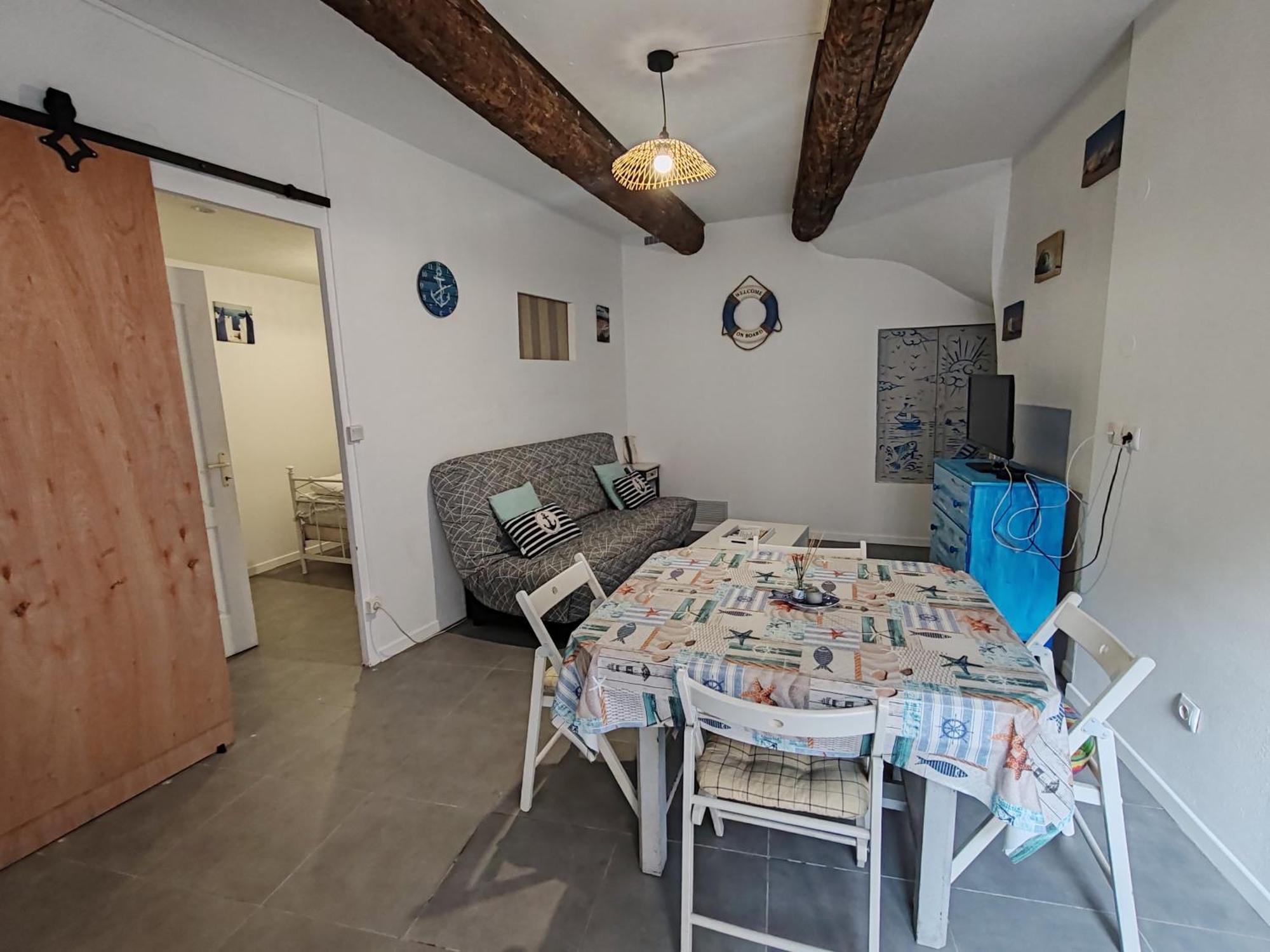 Apartmán Joli T2 Ambiance Nautique Climatise Et Bien Situe Marseillan  Exteriér fotografie